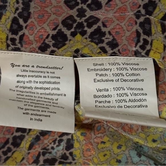 Anthropologie Bhanuni by Jyoti Giorgia Embroidered Maxi Dress - Size 8 - Picture 7 of 7